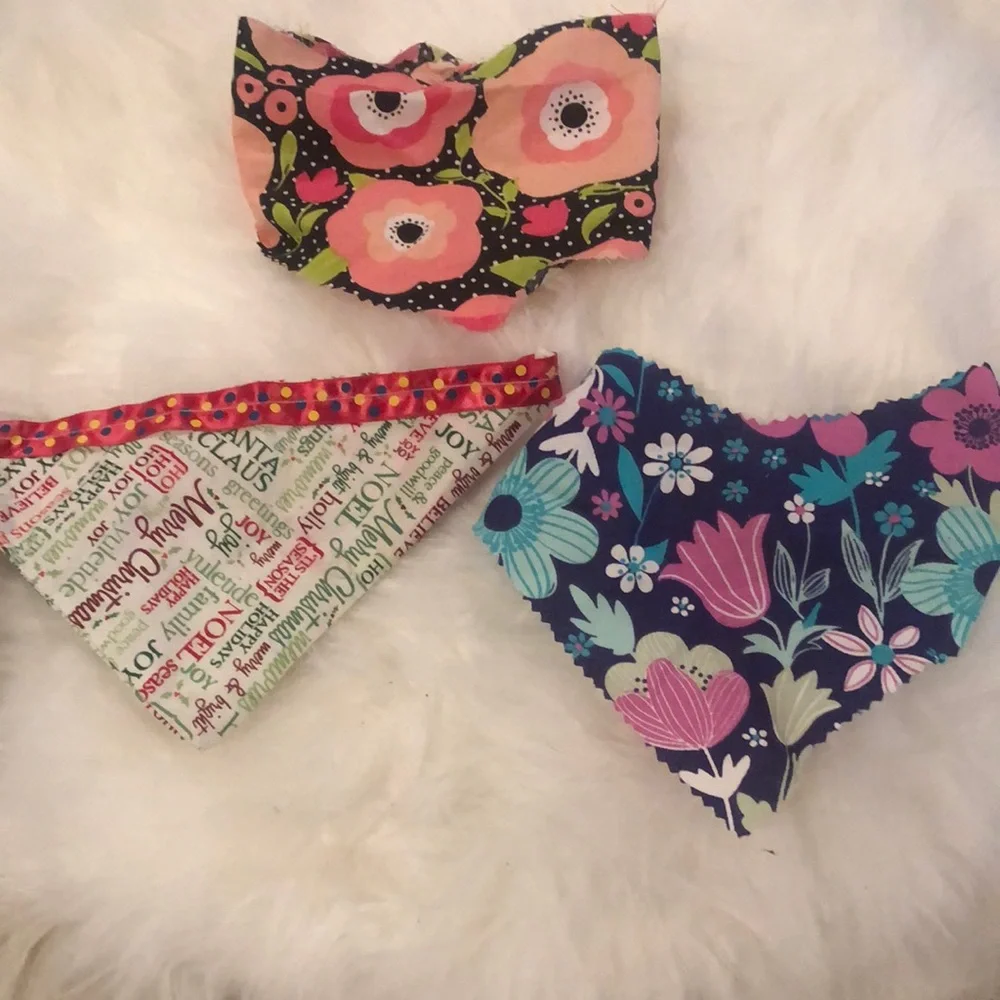 Dog Puppy Cat Pet Christmas Everyday Bandana For Small Fur Baby
